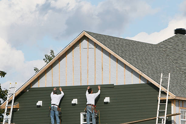 Professional Siding Contractor technician working in Windber, PA